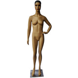 MN-380 African American Female Fashion Mannequin with Molded Hair - DisplayImporter