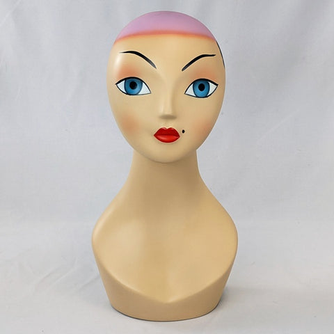 Female Mannequin Head, Foam Heads for Wigs 11 in, 2 Hong Kong