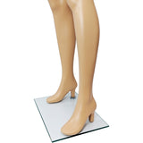 MN-445A Plastic Busty Female Full Body Mannequin with Removable Realistic Head - DisplayImporter