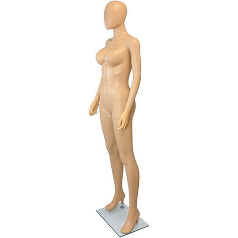 MN-445A Plastic Busty Female Full Body Mannequin with Removable Realis –  DisplayImporter