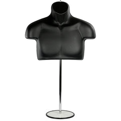 MN-446 Female Half Body T-Shirt Torso Mannequin Countertop Form w/ Adj –  DisplayImporter