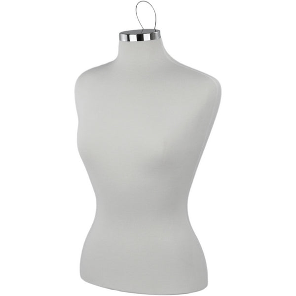 MN-448 Pinnable Female Dress Form Mannequin with Hanging Wire Loop - DisplayImporter