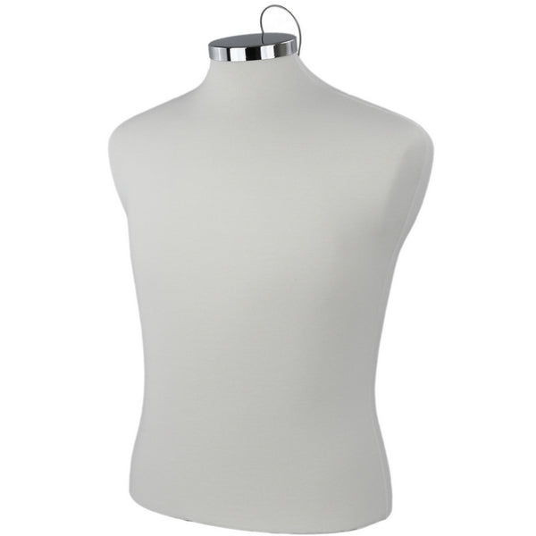 MN-449 Pinnable Male Dress Form Mannequin with Hanging Wire Loop - DisplayImporter