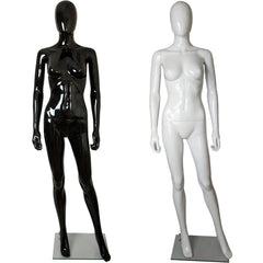 MN-445 Plastic Busty Female Full Body Mannequin with Removable Egghead –  DisplayImporter