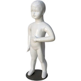 MN-534 Glossy Abstract Standing Baby Toddler Mannequin 30.5" - DisplayImporter