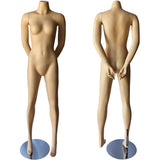 MN-F22720 Female Headless Mannequin with Arms Behind Back (Military Stand At Ease Pose) - DisplayImporter