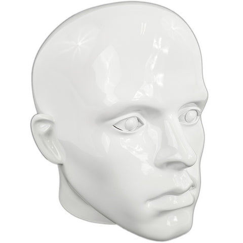 MN-G2-G Glossy Plastic Male Abstract Head Attachment for Mannequins/Fo –  DisplayImporter