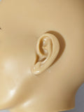 MN-S7LTP Plastic Female Realistic Head Attachment for Mannequins/Forms, has Pierced Ears (LESS THAN PERFECT, FINAL SALE)