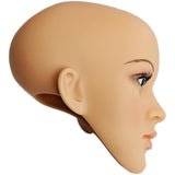 MN-SH Plastic Female Realistic Head Attachment for Mannequins/Forms, has Pierced Ears - DisplayImporter
