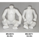 MN-SK72 Sitting Baby Headless Mannequin (Size 6m-9m)