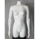 MN-SW449 Female 3/4 Upper Body Torso Mannequin Form with Arms (Base Ready)