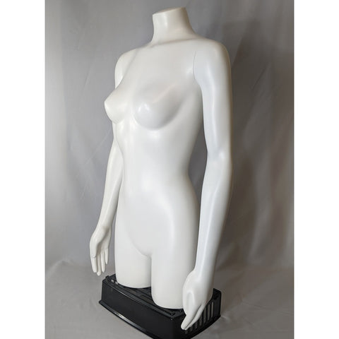 AF-098 Clear Female Upper Torso Mannequin Form (Can Add Optional Stand –  DisplayImporter