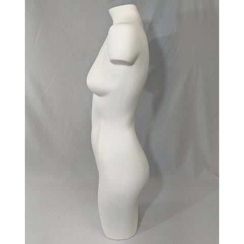 MN-SW613LTP #C Petite Female 3/4 Upper Body Torso Mannequin Form with Arms  (Sizes 0-2, X-Small) (Base Ready) (LESS THAN PERFECT, FINAL SALE)