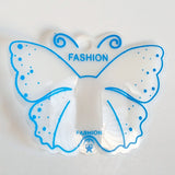 PG-013 100 pcs Colorful Butterfly Plastic Jewelry Display Cards - DisplayImporter