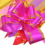PG-031 The Grand Gold-Toned Foil Trimmed Butterfly Pull Ribbon - Pack of 10 - DisplayImporter