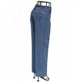 PMP-901F Wrought Iron Pants Wire Mannequin Form Display (Raw steel-colored) - DisplayImporter
