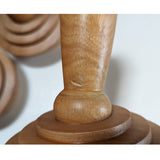 MA-033 (USED) Small Fairmont Finial Wood Neck Block for French Dress Forms (FINAL SALE)
