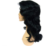 WG-049 Black Luscious Wavy Maria Female Wig - DisplayImporter