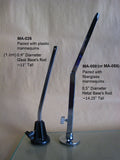 MA-056 0.4" (1cm) Calf Rod & Flange Set for Plastic Mannequins (Base Not Included)