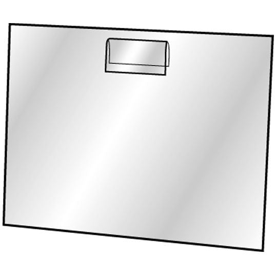 AF-054 Large Lucite Gridwall Card Frame - DisplayImporter