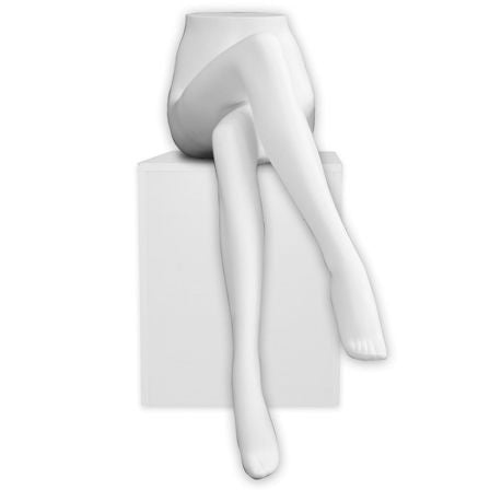 AF-108 Female Sitting Pants Mannequin Display (Stool/Block Not Included) - DisplayImporter