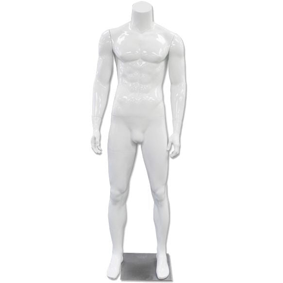 AF-202 Glossy/Matte Male Headless Mannequin - DisplayImporter