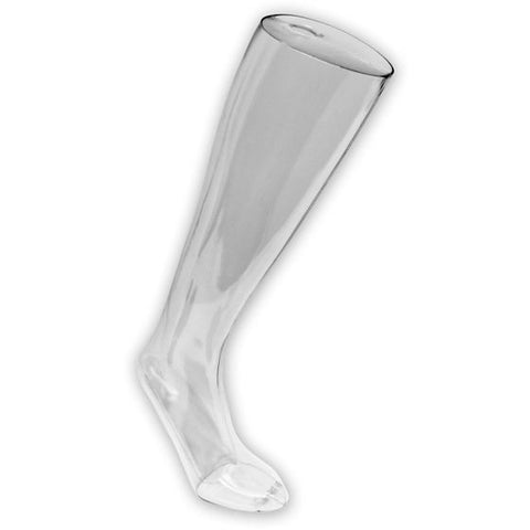 AF-214 Clear Plastic Hosiery Knee High Leg Display 19" - DisplayImporter