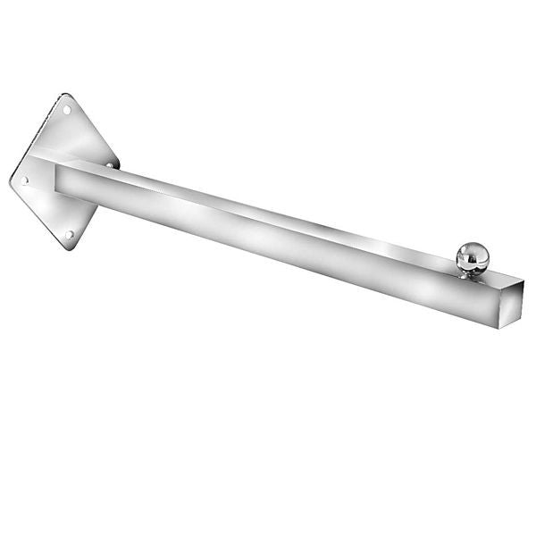 AF-WTB12 12" Straight Arm Chrome Wall Mount - DisplayImporter