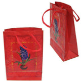 BG-035 Garden Flowers Rope Tote Party Favor Gift Bags - 6.25" x 4.25" - DisplayImporter