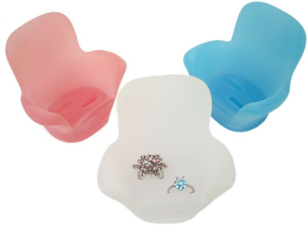 DS-122 Frosted Polyresin Lounge Chair Jewelry Display Ring Dish - DisplayImporter