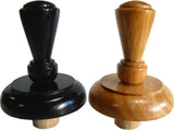 MA-023 Fairmont Finial Wood Neck Block for French Dress Forms - DisplayImporter