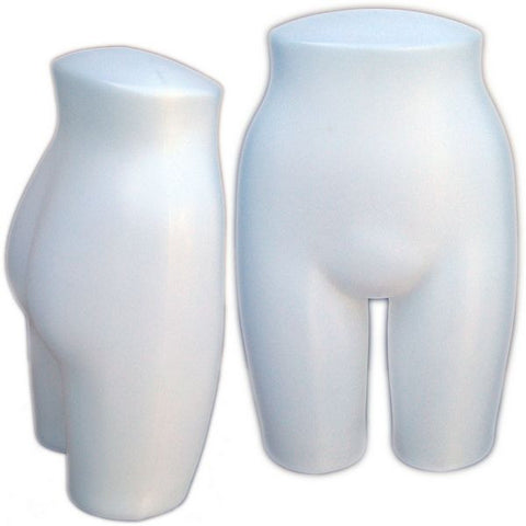 MN-107 Plastic Female Full Round Butt Mannequin Hip Form - DisplayImporter