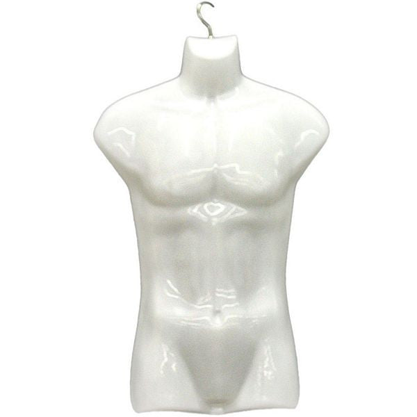 MN-116 Male Injection Mold Hanging Torso Form - DisplayImporter