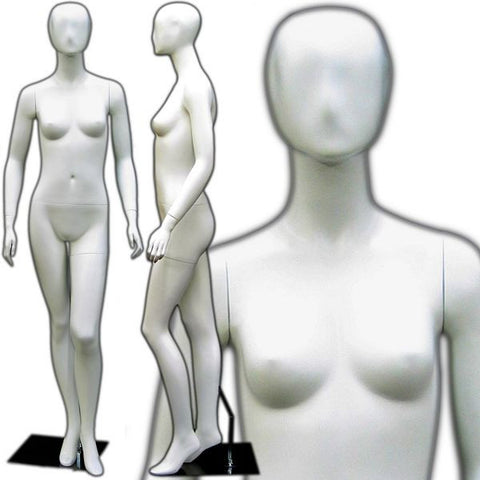 Eve Abstract Female Mannequin With Egg Heads January 2024 -  Fixturesanddisplays