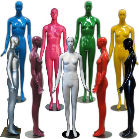 MN-241 Plastic Female Full Body Egghead Mannequin with Removable Head –  DisplayImporter
