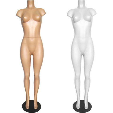 MN-236 Brazilian Plastic Full Body Female Torso Mannequin Form –  DisplayImporter