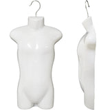 MN-315 Toddler Baby Injection Mold Hanging Torso Form (Approximately 2T-4T) - DisplayImporter