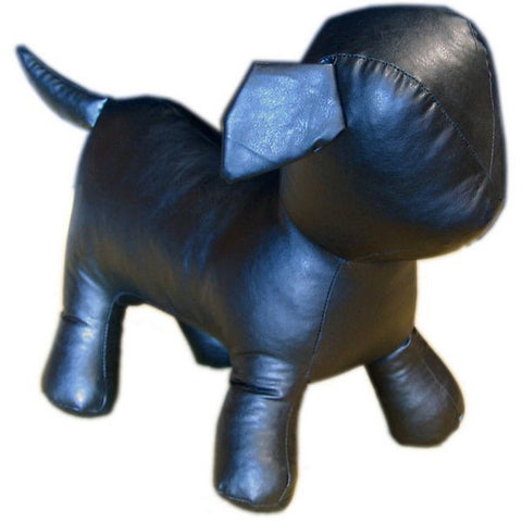 MN-359 Standing Small Leatherette Dog Plush Mannequin - DisplayImporter