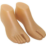 MN-367 Ankle High Feet Form with Separated Big Toes for Sandals - One Pair - DisplayImporter
