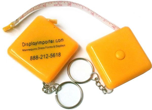 TL-009 60" (150cm) Retractable Tape Measure Keychain - DisplayImporter