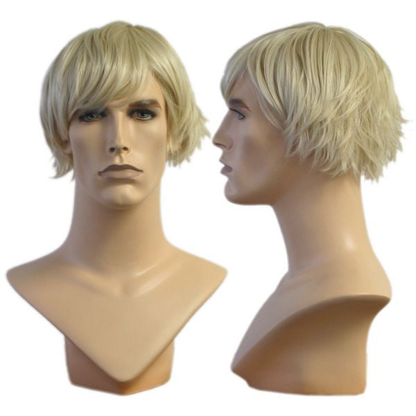 WG-016 Blond Wedge Cut Richard Male Wig - DisplayImporter